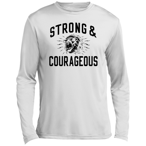 Strong & Courageous Long Sleeve Performance Tee