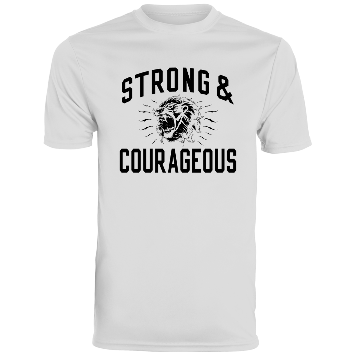 Strong & Courageous Men's Moisture-Wicking Tee
